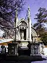 Burial monument to Charlotte Canda in Green-Wood Cemetery