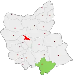 Location of Charuymaq County in East Azerbaijan province