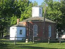 Charter Oak Schoolhouse, a historic site west of Schuline