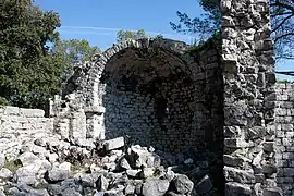 Ruins of the chateau