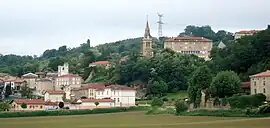 A general view of Châteauneuf-de-Galaure