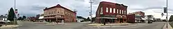 Buildings along Locust Street