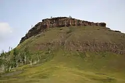 Ruins of the Chebaki Fortress near the village of Chebaki in Shirinsky District