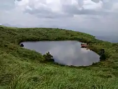 Heart shape lake