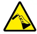 Chemical hazard sign