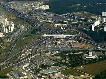 MKAD interchange with M2