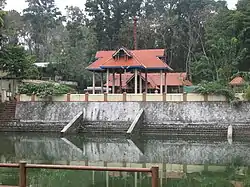 Cheruvally Sree Bhagavathi Temple, which is the main landmark of Cheruvally