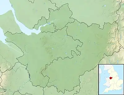 First Battle of Middlewich is located in Cheshire