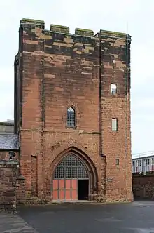 Agricola Tower of Chester Castle, a motte-and-bailey castle dating from 1070