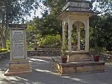 Memorial to Chetak, a horse who died in battle in 1576