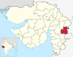 Location in Gujarat