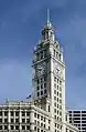 The Wrigley Building's Giralda-inspired tower