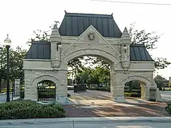 Union Stock Yard Gate at Exchange Ave.