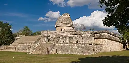 Image 14"El Caracol" observatory temple at Chichen Itza, Mexico (from History of astronomy)