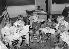 Image 32Children reading in Santa Clara, Utah, in 1940 (from Utah)