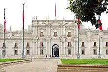 Palacio de La Moneda from Santiago de Chile (1784-1805) by Joaquín Toesca