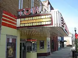 Art deco movie theater on North 2nd Street