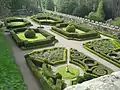 Italian garden from the battlements