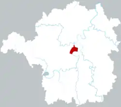 Location in Hengyang