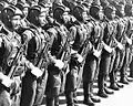 PRC paratroopers on parade for the 10th anniversary of the founding of the People's Republic of China, 1959.