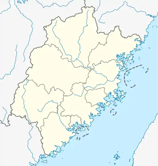 Sui'an is located in Fujian