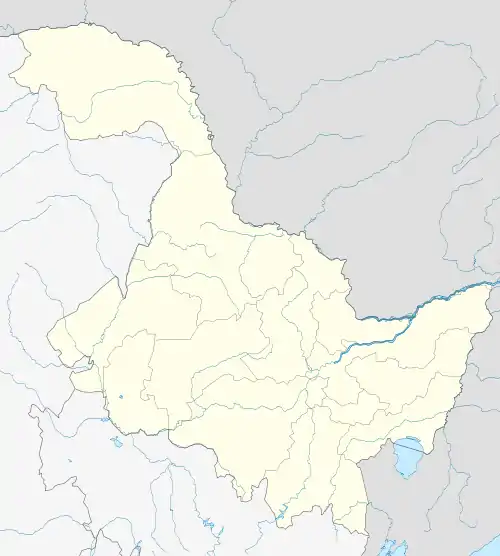 Nenjiang is located in Heilongjiang