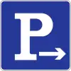 Parking place on right