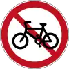 No bicycles