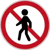 No pedestrians