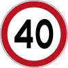 Maximum speed limit