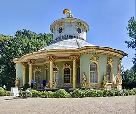 Chinese inspiration/Chinoiserie - Chinese House, Sanssouci Park, Potsdam, Germany, by Johann Gottfried Büring, 1755-1764