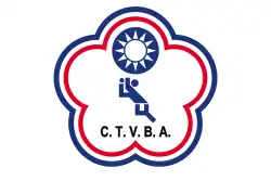 Chinese Taipei volleyball flag