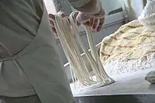 Hand-pulled thin noodles