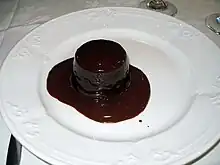 Molten chocolate cake