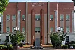 The Choctaw County Courthouse in Hugo.