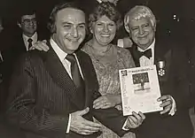 Roger Doucet (right) in 1980