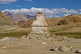 A chorten in Kurzok