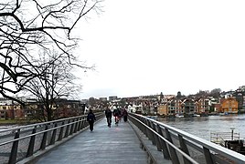 Lund by the Christian Quart Pedestrian Bridge