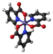 Ball and Stick model of chromium (III) picolinate