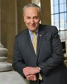 Senate Majority Leader Chuck Schumer (AB, 1971; JD, 1975)