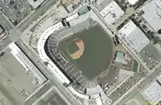 Chukchansi Park aerial view