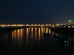 Chuong Duong Bridge over the Red River in Hanoi