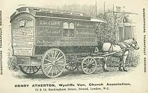 Church Association van for proselytising