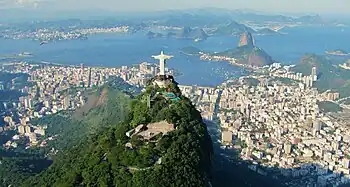 Image 95Rio de Janeiro, the most visited destination in Brazil by foreign tourists for leisure trips, and second place for business travel. (from Tourism in Brazil)