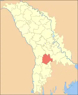 Location of Cimișlia District