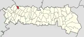 Location in Ialomița County