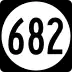 State Route 682 marker