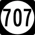 State Route 707 marker