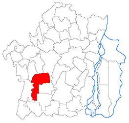 Location in Brăila County