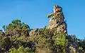 An erosional remnant of dolomite in the Cirque de Mourèze